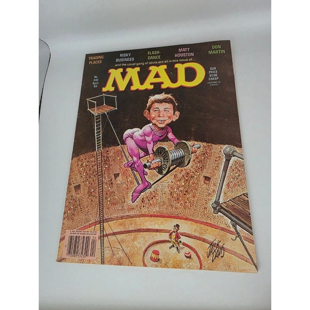 MAD Magazine April 1984 #246 Trading Places Flash-Dance Don Martin E.C.
